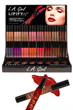 [LAG00263] L.A Girl Lipify Stylo Lipstick Display (6 pcs x 16 shades) #GCD263.1