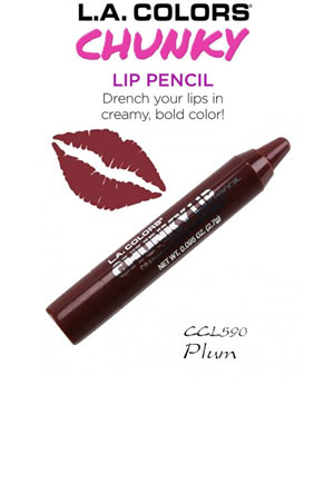 [LAC76590] L.A. Colors Chunky Lip Pencil #CCL590 Plum