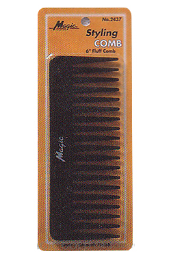 [MC02437] Magic 6" Fluff Wide Comb #2437 -dz