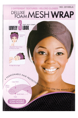 [MC20180] Magic Deluxe Foam Mesh Wrap #2018BLA-dz