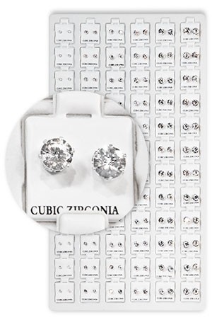 [MG98913] Magic Gold Cubic Zirconia[Square Gold 72pair] #ERJ98913-pk