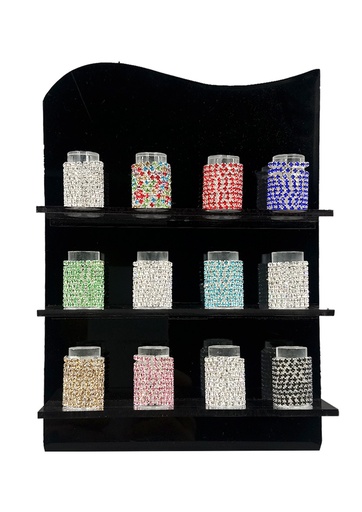 Magic Gold Rhinestone Toe Ring #4582 (small/120 pcs) -Set