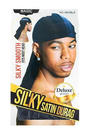 [MC04807] Magic Silky Satin Durag #4801BLA - dz