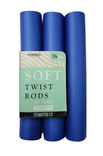 [MC24740] Magic Soft Twist Rods 1-1/4" Navy #TRS13 - pc