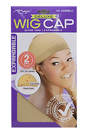 [MC50272] Magic Wig Cap #2225 Lt. Brown- dz