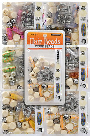 [MC12836] Magic Wood Bead Mix Design-7-pc