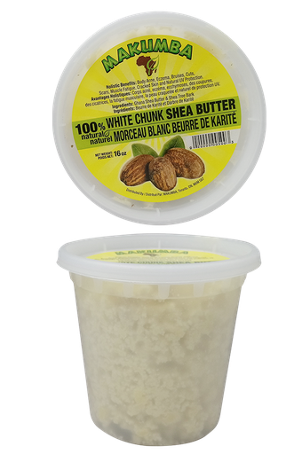 [MKU00500] Makumba 100% Shea Butter White Chunk (16 oz) #7