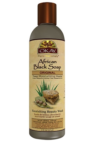 [OKA01663] Okay African Black Soap-Liquid(4oz)#91