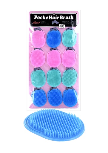 [MG95949] Pocket Hair Brush Mix 12pcs/pk #5949