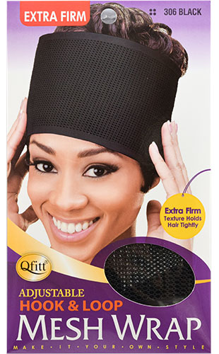 [QFT00306] Qfitt Xtra Firm Mesh Wrap #Q306Black-dz