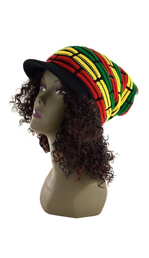 [MG96496] Rasta Winter Hat #6496B - pc