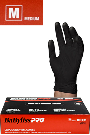 [BAB40467] BAB Pro Vinyl Black Gloves-Med#BESTOUCBMUCCC-pc