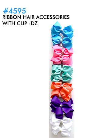 [MG94595] Ribbon Hair Accessories w/Clip #4595-dz