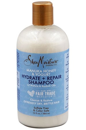 [SHM23153] Shea Moisture Manu/Yogurt  Hydrate Repair Shampoo (384 ml) #151