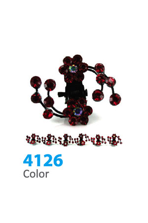 [MG94126] Stone Hair Clip (12 clips) #4126 Color - Strip