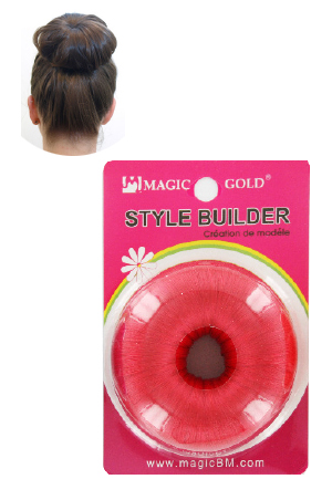 [MG94887] Style Builder #4887 Red -pc (Donut Bun Style)