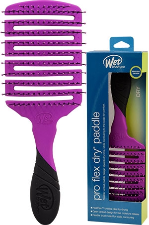 [WET58843] The Wet Brush Pro Flex Dry- Paddle(Purple)#BWP831FLEXPRP - pc