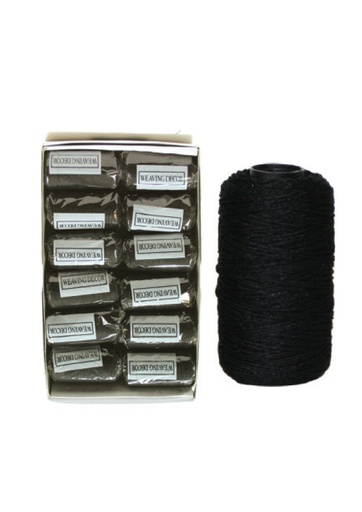 [MG14298] Magic Gold Weaving Thread -100% Polyester(L) #Black -dz