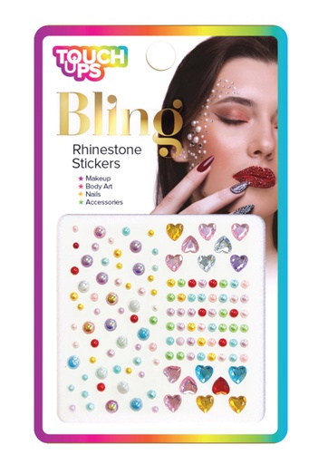 [TOU07320] TouchUps Rhinestone Stickers Rainbow Mix2 #BLG010 -dz