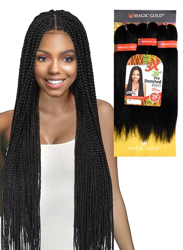 3X Yaki Pre Stretched Braid 28"