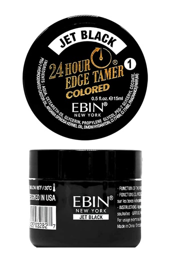 [EBN03282] Ebin 24 Hr Edge Tamer Colored (15ml) - Jet Black  #174
