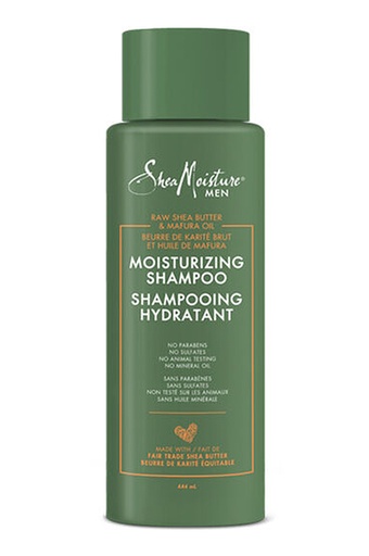 [SHM01672] Shea Moisture Men Raw SheaButter Moisturizing Shampoo (444 ml) #181