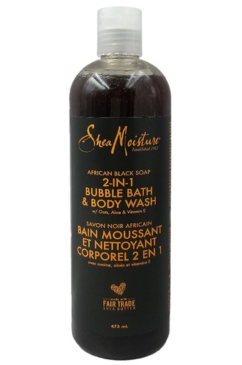 [SHM31306] Shea Moisture ABS 2-IN-1 Bubble Bath & Body Wash (473 ml) #191