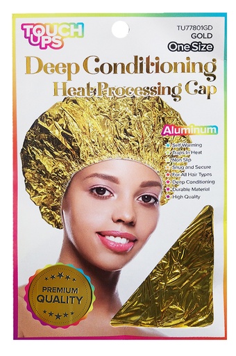 [TOU12536] Touch Ups Deep Con. Heat Processing Cap-Gold#TU77801GD-dz