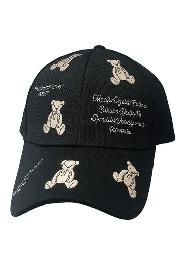 [SMA75207] SMA BEAR CAP 207 (Black) - pc