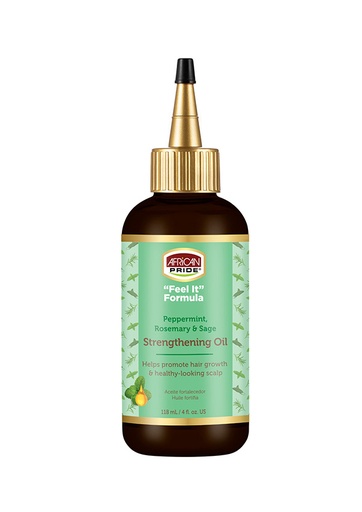 [AFP97374] African Pride Strengthening Oil - Peppermint, Rosemry & Sage (4 oz) #103