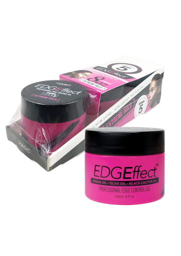 [MC24477] EDGEffect Edge Control Gel_Extreme Hold/Argan Oil #EEF0018(8oz) #3 -pc