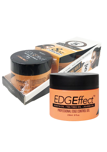 [MC24478] EDGEffect Edge Control Gel_Extreme Hold/Keratin Oil #EEF0048(8oz) #6 -pc