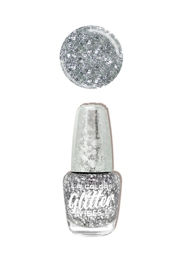 [LAG51354] L.A. Colors Glitter Vibes Nail Polish #CNL354 Highkey