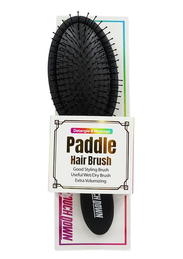 [TOD12045A] Touch Down Paddle Hair Brush BLACK #TDB002 -Black