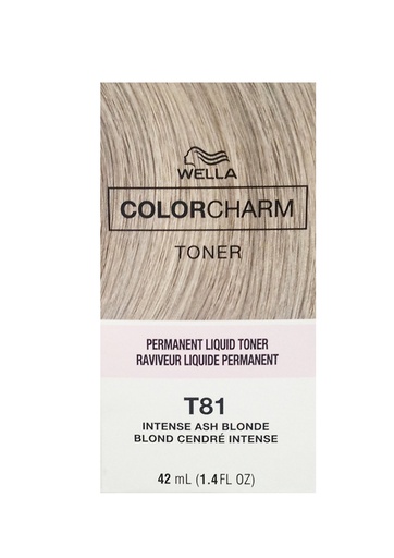 [WEL58588] Wella Color Charm #T81 Intense Ash Blonde (1.4 oz)