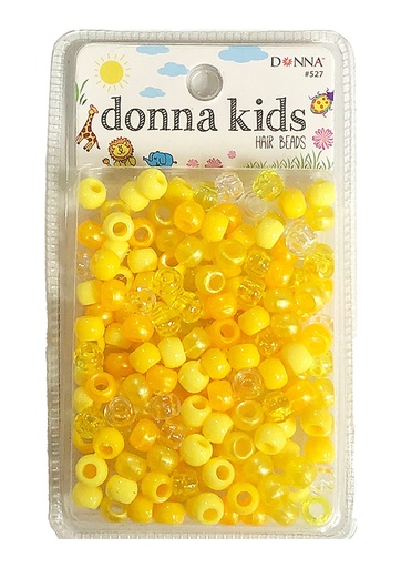 [DON00527] Donna Kids SM Round Bead - Yellow Mixed #527 - pc