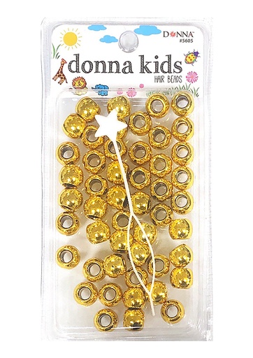 [DON05605] Donna Kids Medium Bead W/Beader #5605 Gold - pc