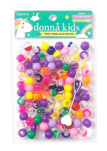 [DON05956] Donna Kids Two Tone Bead Value Pack #5956 Asst - pc