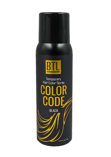 [BTL20550] BTL Color Code Temporay Hair Color Spray -Black (3 oz) #17