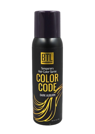 [BTL20562] BTL Color Code Temporay Hair Color Spray #Dark Auburn (3 oz) #17