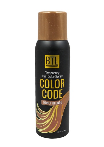 [BTL20555] BTL Color Code Temporay Hair Color Spray -Honey Blonde (3 oz) #17
