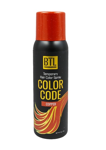 [BTL20568] BTL Color Code Temporay Hair Color Spray -Passionated Red (3 oz) #17