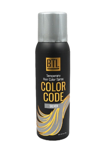[BTL20556] BTL Color Code Temporay Hair Color Spray #Silver (3 oz) #17