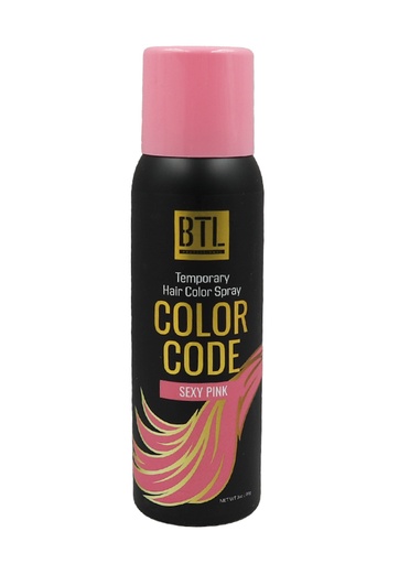 [BTL20561] BTL Color Code Temporay Hair Color Spray #Sexy Pink (3 oz) #17