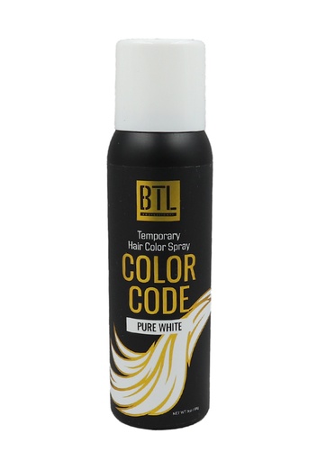 [BTL20560] BTL Color Code Temporay Hair Color Spray #Pure White (3 oz) #17