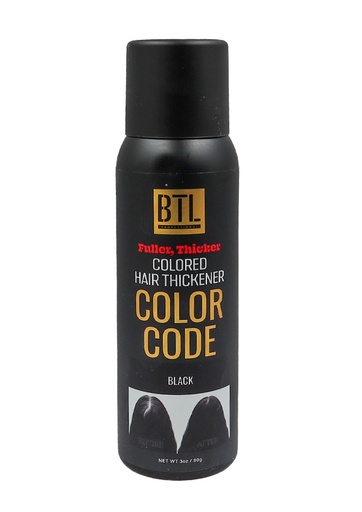 [BTL20564] BTL Color Code Hair Thickene -Black (3oz) #16