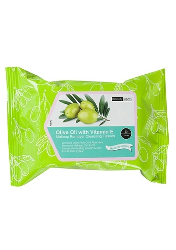 [BTS12006] Beauty Treats Makeup Cleansing Tissues [Olive Oil] #129 -pc