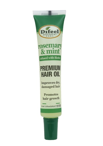 [DIF05929] Difeel Rosemary & Mint Premium Hair Oil Tube (1.5 oz) #244