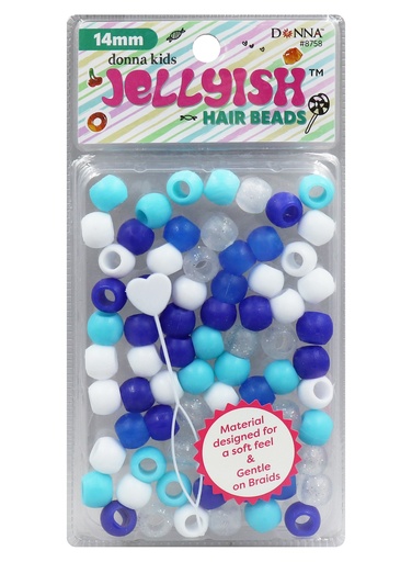 [DON08758] Donna Kids 14mm Jellyish Beads #8758GP Blue Mix -pc