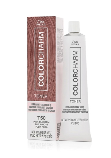 [WEL57285] Wella Color Charm Crème Toner #T50 Pink Blossom (2 oz)